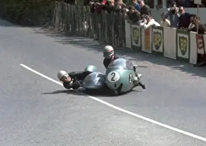 Georg Auerbacher & Eduard Dein (BMW) 1967 Sidecar TT