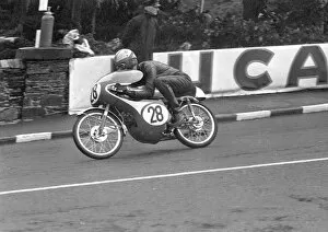 Images Dated 24th July 2016: George Ashton (Honda) 1965 50cc TT
