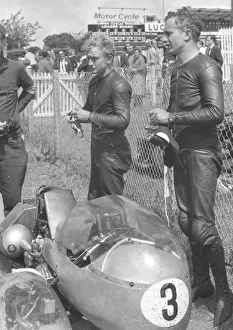 Images Dated 11th December 2021: George Auerbacher & Benedik Helm (BMW) 1964 Sidecar TT