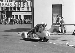 Images Dated 11th December 2021: George Auerbacher & Benedik Helm (BMW) 1964 Sidecar TT