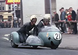 George Auerbacher & Eduard Dein (BMW) 1966 Sidecar TT