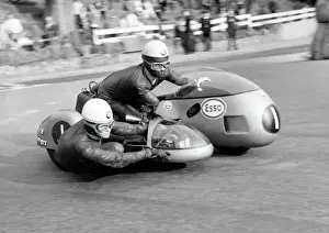 George Auerbacher & Herman Hahn (BMW) 1971 Sidecar TT