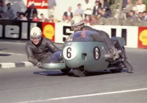 George Auerbacher / Hermann Hahn (BMW) 1968 Sidecar TT