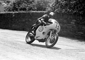 Images Dated 28th May 2020: George Catlin (AJS) 1959 Junior TT