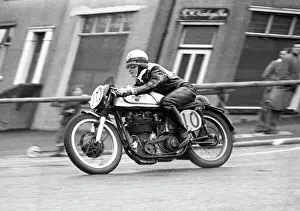 George Costain (Norton) 1954 Senior Manx Grand Prix