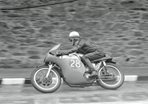 Images Dated 3rd August 2011: George Costain at Union Mills: 1959 Senior TT