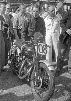 Images Dated 24th April 2020: George Douglass (Vincent) 1953 Clubman 1000cc TT