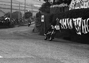 Images Dated 26th September 2019: George Leigh (Norton) 1955 Senior TT