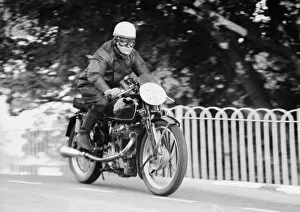Images Dated 16th August 2019: George Morgan (Velocette) 1950 Junior TT