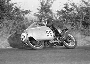 Images Dated 29th June 2022: George Murphy (AJS) 1955 Junior Ulster Grand Prix