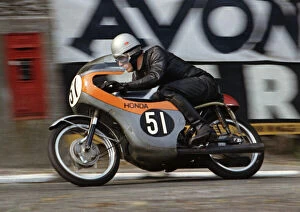 Images Dated 15th January 2019: George Plenderleith (Honda) 1966 Ultra Lightweight TT
