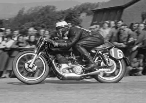 Images Dated 17th October 2018: George Salt (Matchless) 1955 Senior TT