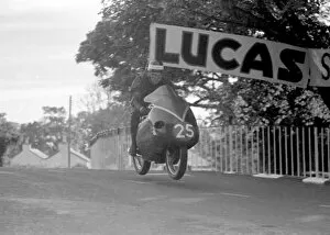 Images Dated 2nd July 2021: George Salt (Norton) 1957 Senior TT