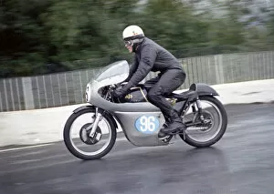 Images Dated 31st May 2021: George Short (AJS) 1967 Junior Manx Grand Prix