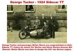 Images Dated 7th October 2019: George Tucker - 1924 Sidecar TT