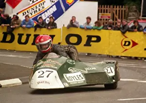 Gerard Flynn & Richard Burgess (Yamaha) 1988 Sidecar TT