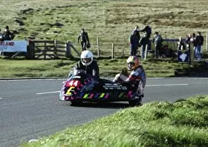 Images Dated 6th January 2018: Gerard Flynn & Wade Boyd (Jacobs Kawasaki) 1994 Sidecar TT