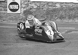 Gerry Boret & Nick Boret (Konig) 1975 1000 Sidecar TT