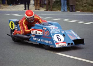 Images Dated 12th October 2018: Gerry Boret & Nick Boret (Renwick Konig) 1974 750sc TT