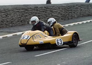 Images Dated 5th January 2019: Gerry Flynn & Alan Blackhurst (Suzuki) 1980 Sidecar TT