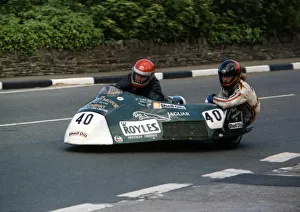 1989 Sidecar Tt Collection: Gerry Flynn & Guy Scott (Yamaha) 1989 Sidecar TT