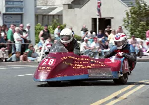 Gerry Flynn Gallery: Gerry Flynn & Ian Hayter (Jacobs Kawasaki) 1993 Sidecar TT