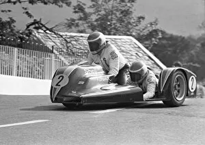 Gerry Boret Gallery: Gerry & Nick Boret (Renwick Konig) 1975 1000cc Sidecar TT