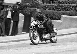 Images Dated 28th March 2021: Gerry Turner (BSA) 1954 Senior Clubman TT