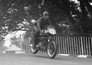Images Dated 28th March 2021: Gerry Turner (Pike BSA) 1956 Junior TT