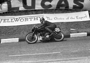 Images Dated 29th March 2021: Gerry Turner (Pike BSA) 1956 Senior TT