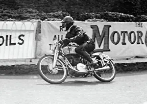 Mondial Prints: Gianni Leoni (Mondial) 1950 Ultra Lightweight Ulster Grand Prix