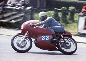 Images Dated 6th September 2021: Gilberto Milani (Aermacchi) 1967 Junior TT