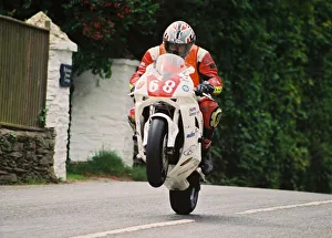Images Dated 11th August 2018: Giovanni Iovine (Honda) 2004 Production 1000 TT
