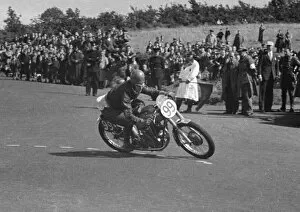Images Dated 8th July 2019: Gordon Coulter (New Imperial) 1950 Lightweight Ulster Grand Prix