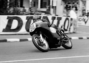 Gordon Daniels Collection: Gordon Daniels (AJS) 1966 Junior Manx Grand Prix