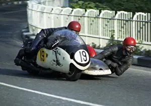 Gordon Fox & M Sanderson (Triumph) 1969 750 Sidecar TT