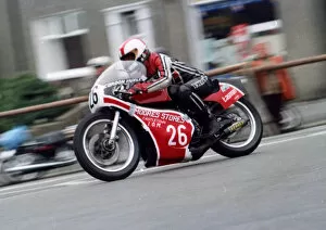 Images Dated 11th March 2019: Gordon Huxley (Yamaha) 1980 Newcomers Manx Grand Prix