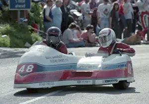 Shelbourne Prints: Gordon Jones & Mick Kneale (Shelbourne) 1994 Sidecar TT