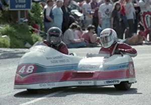 Images Dated 22nd May 2020: Gordon Jones & Mick Kneale (Shelbourne) 1994 Sidecar TT