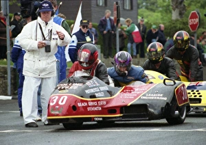 Images Dated 28th September 2013: Gordon Shand & Ian Simons (Shand Yamaha) 1996 Sidecar TT