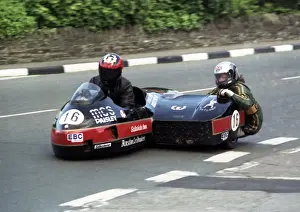 Gordon Shand & Phil Gravel (Suzuki) 1989 Sidecar TT