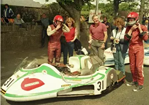 Goronwy Davies & Elfed Davies (Yamaha) 1987 Sidecar TT