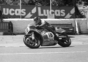 Images Dated 3rd August 2011: Graeme Crosby at Parliament Square: 1981 Classic TT