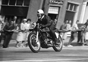 Images Dated 18th April 2020: Graham Dickson (AJS) 1962 Junior Manx Grand Prix