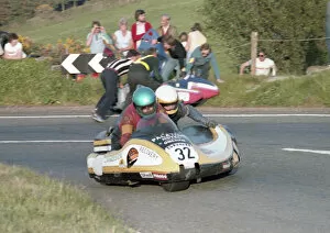 Images Dated 21st February 2021: Graham Hilditch & Tony Dalton (Yamaha) 1982 Sidecar TT