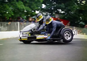 Graham Hilditch & Vince Biggs (Grangeside Yamaha) 1977 Sidecar TT
