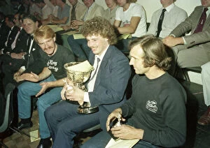 Dave Pither Gallery: Graham King, Ian Ogden, Dave Pither, 1984 Senior Manx Grand Prix