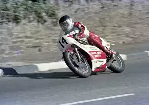 Images Dated 12th August 2021: Graham King (Yamaha) 1982 Senior Manx Grand Prix