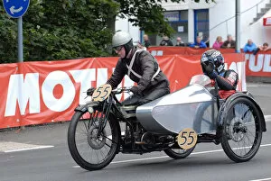 Images Dated 30th May 2020: Graham Kneale & Nick Crowe (Douglas) 2011 Parade Lap