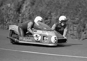Images Dated 24th September 2013: Graham Milton & John Brushwood (British Magnum) 1977 Sidecar TT
